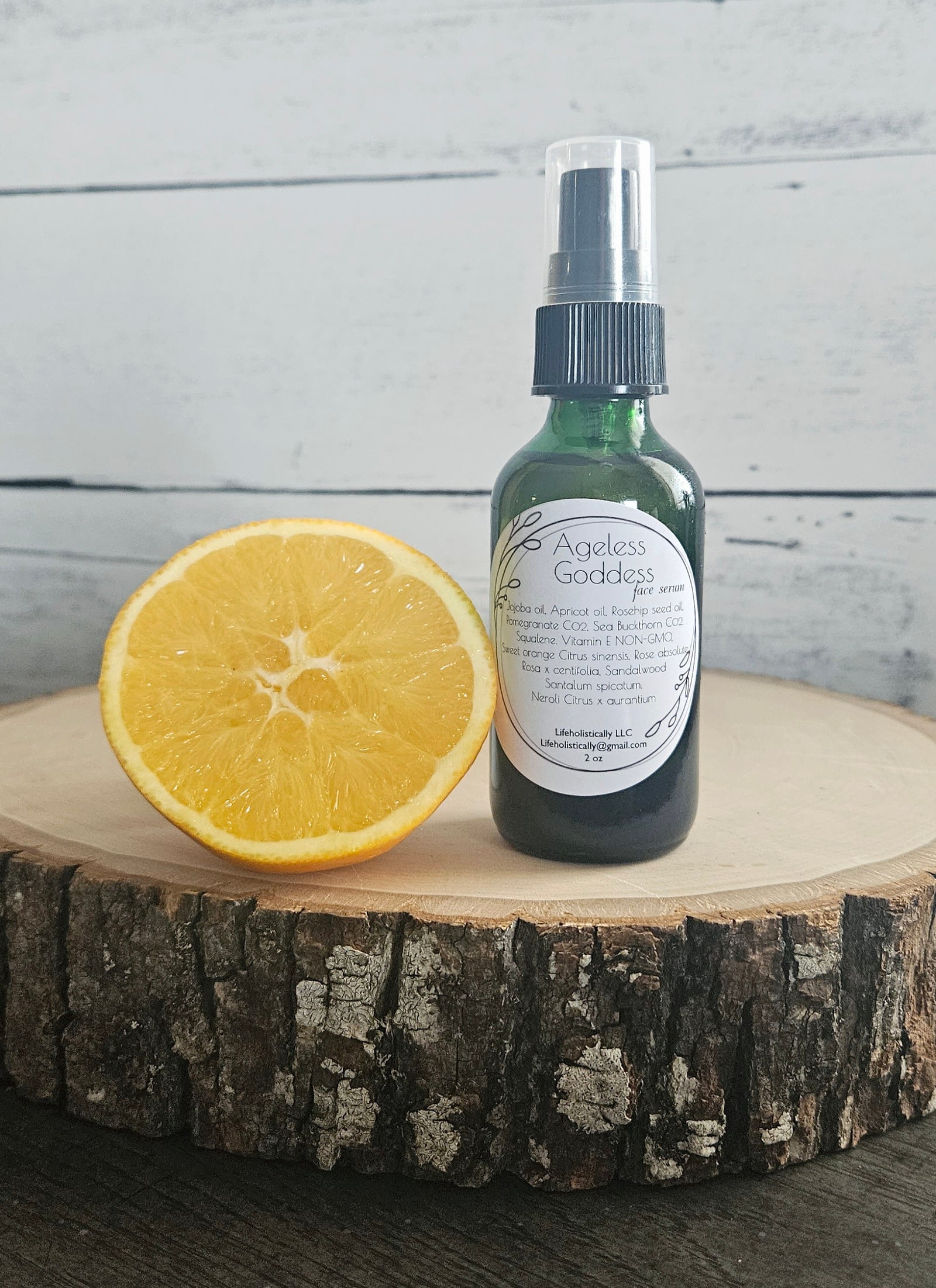 Ageless Goddess Vitamin C Face Serum for Radiant Skin.