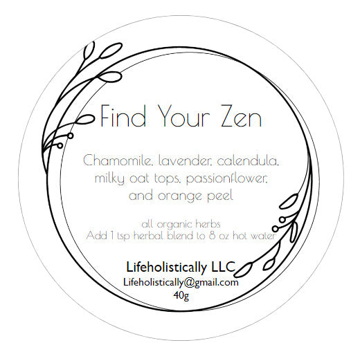FInd Your Zen Herbal Tea for daily calm and self-care