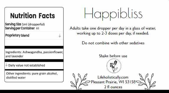 Happibliss Herbal Tincture To Support Mind-Body Harmony