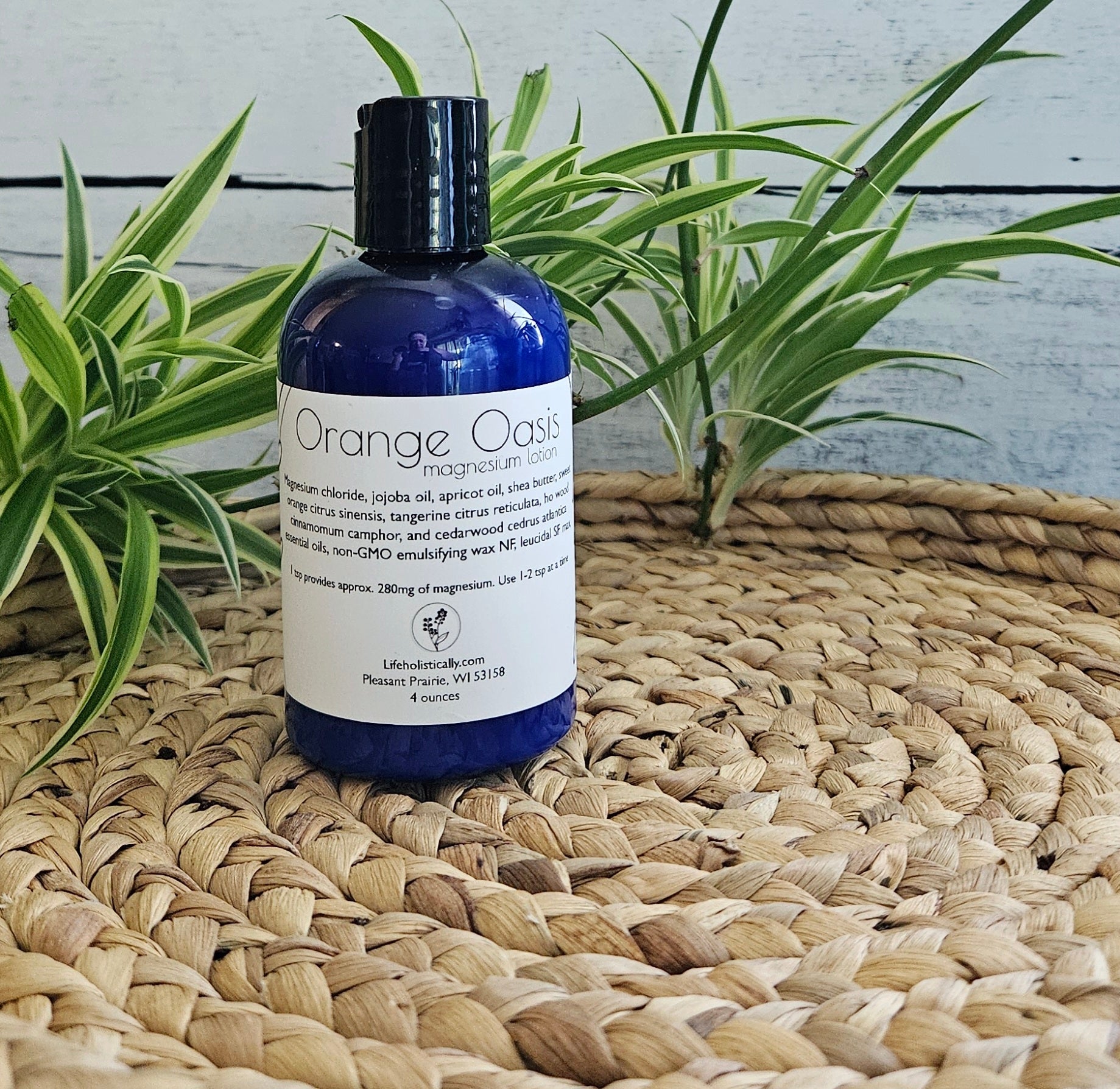 Orange Magnesium Lotion Luxurious Wellness